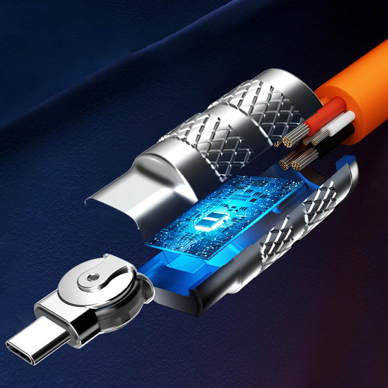 Charly | 180° Anti-Break Fast Charging Data Cable (120W)