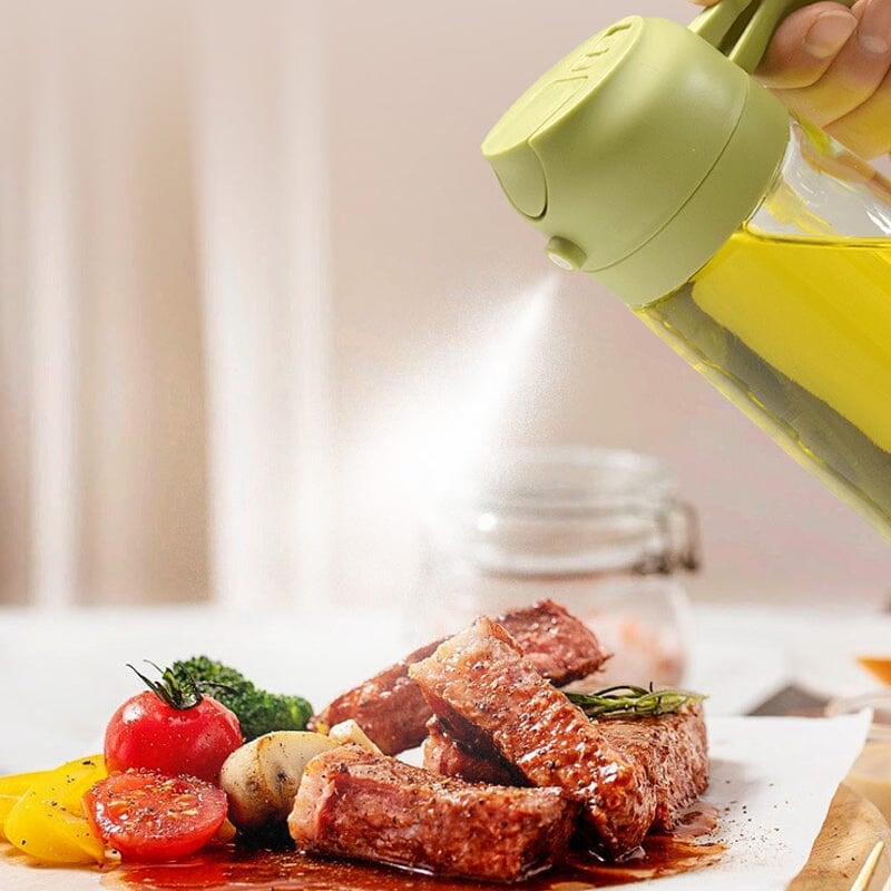 Charly | 2-in-1 Glass Oil Sprayer and Dispenser