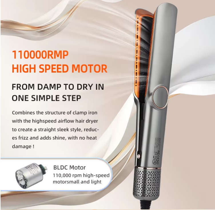 Charly | 2-in-1 Hair Dryer & Straightener for Effortless Styling