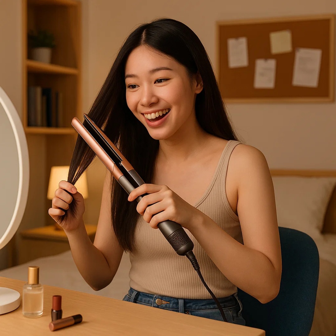 Charly | 2-in-1 Hair Dryer & Straightener for Effortless Styling