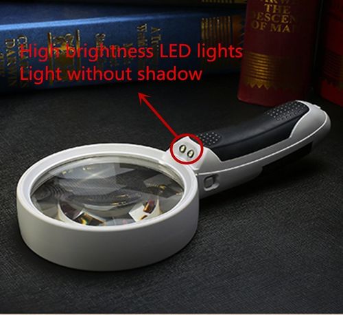 Charly | 20X optical magnifying glass with LED light