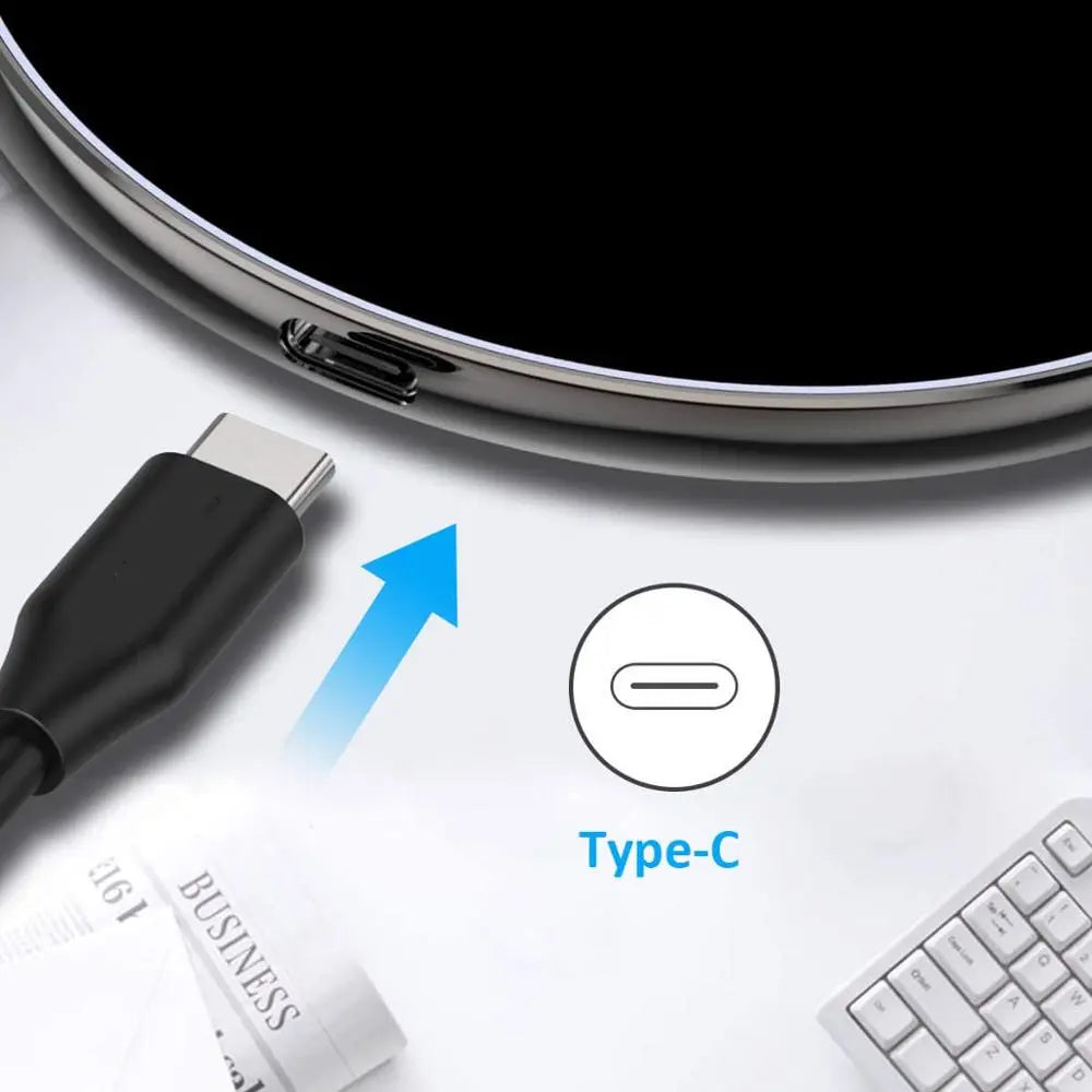 Charly | 30W Fast Wireless Charging Pad | Premium USB C Charging Cable MagSafe Charger for Apple iPhone, Samsung & Android - Fast Wireless Charging Pad