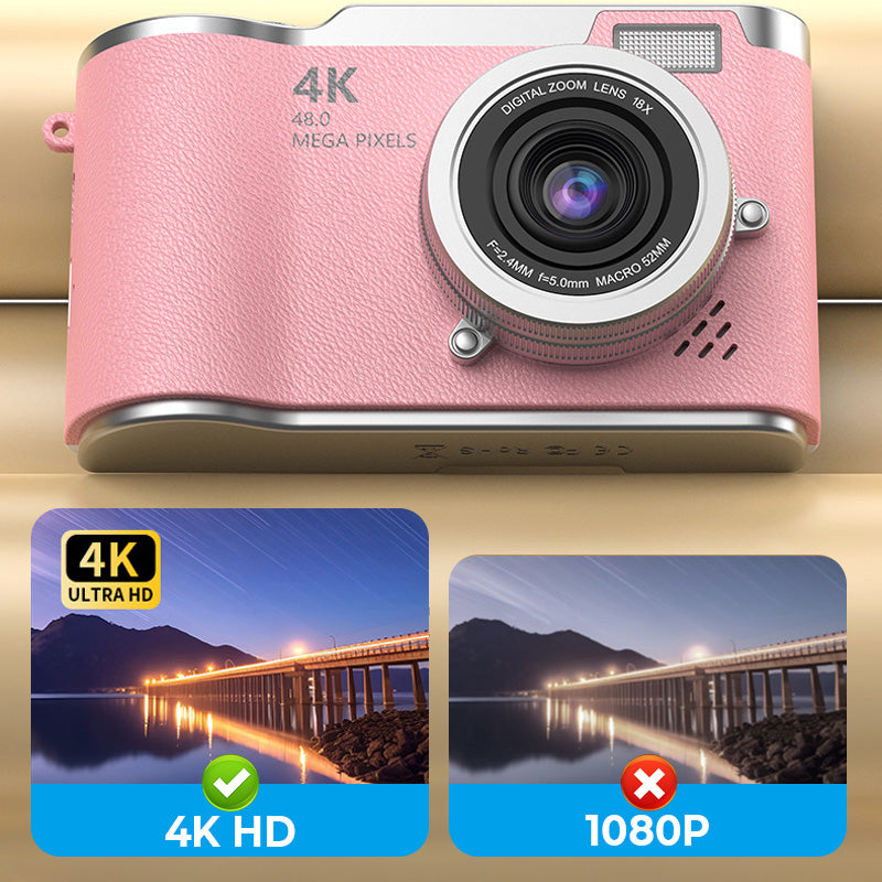 Charly | 4K HD Flip Screen Digital Camera