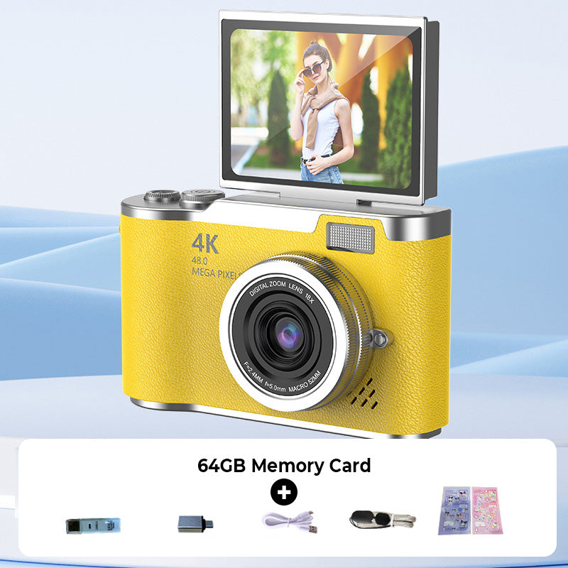 Charly | 4K HD Flip Screen Digital Camera
