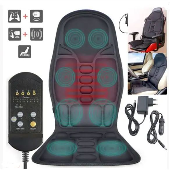 Charly | 8 Mode Massage Chair Pad With Heated Back Neck Cushion