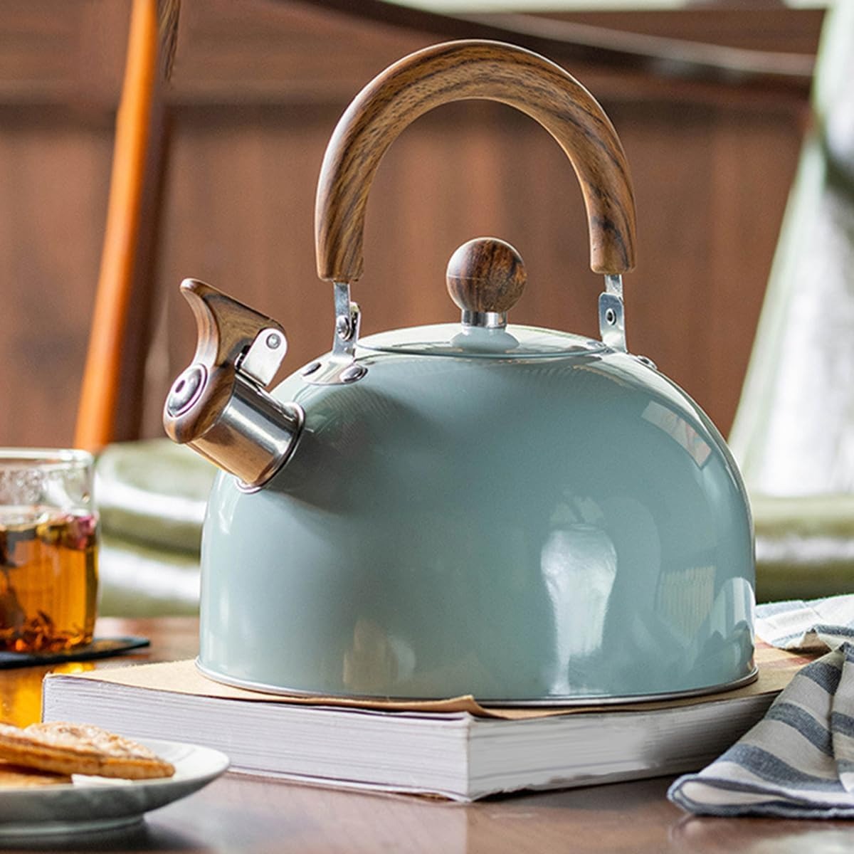 Charly | Adjustable Stainless Steel Kettle | With Whistle | 2.5L/3L