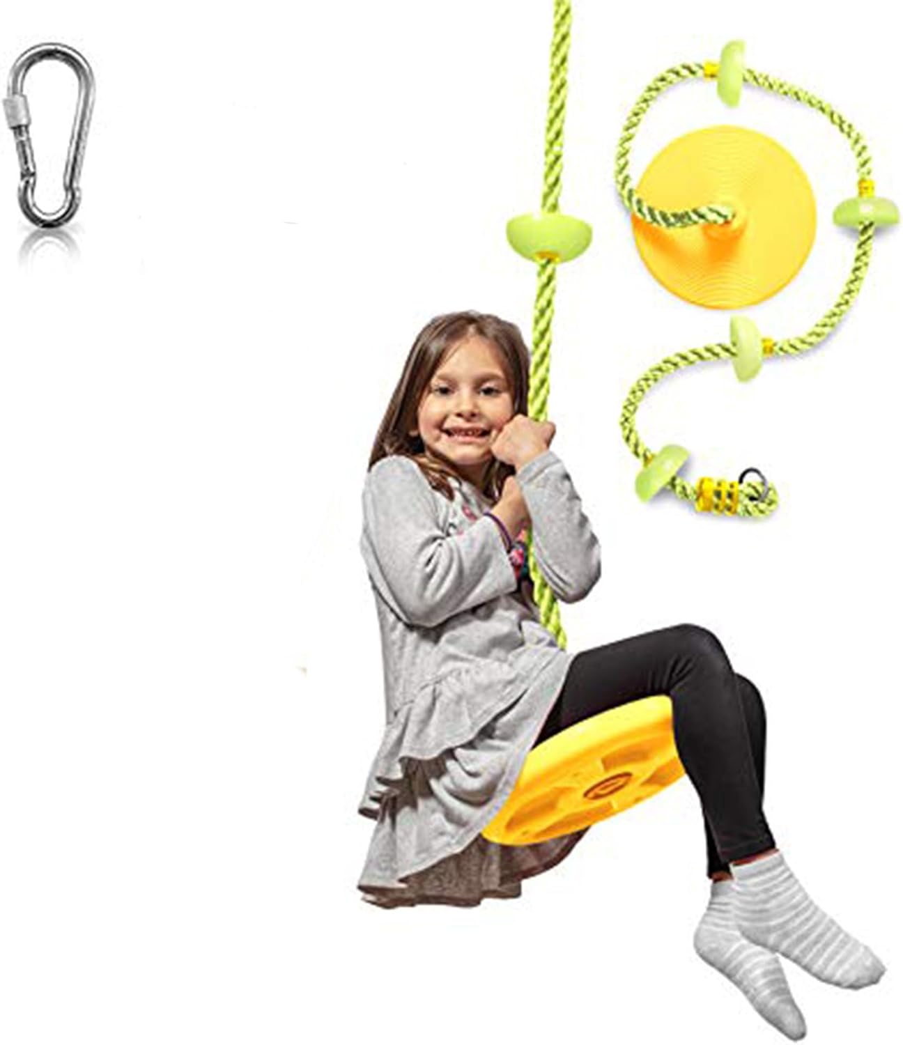 Charly | Adventurous Tree Swing Set - with Climbing Rope and Platforms for Children