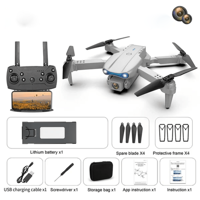 Charly | AeroPro - Drone with 4K UHD Camera and Long Battery Life