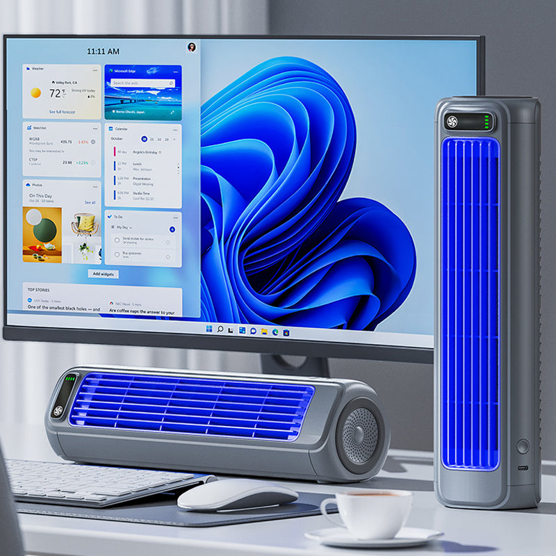 Charly | AirWave – Portable Rechargeable Air Conditioner with 12-Hour Battery Life
