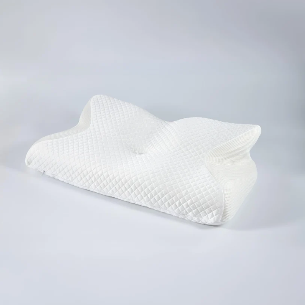 Charly | Anti-Snore Pillow | Ergonomic Neck and Head Support | White