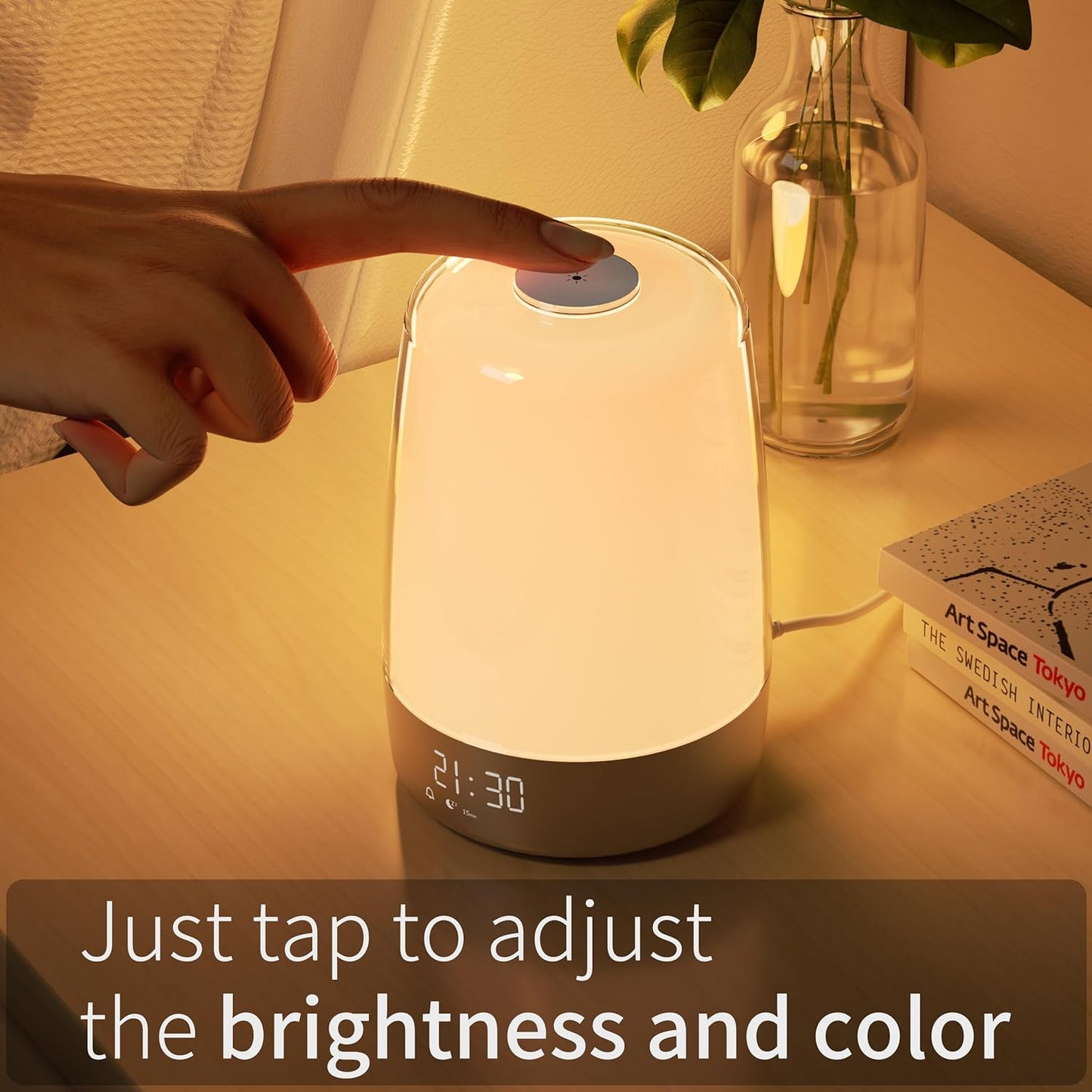 Charly | Aurora Wake-Up Light | Sunrise & Sunset | USB-C Rechargeable