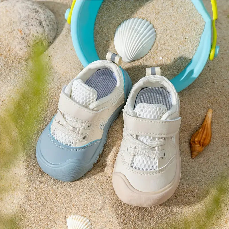 Charly | Baby Barefoot Trainers with Hook-and-Loop Straps