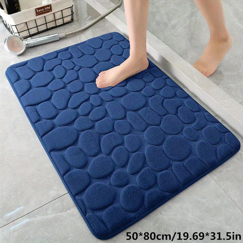 Charly | Bath Mat Non-Slip Textured Absorbent Bathroom Rug