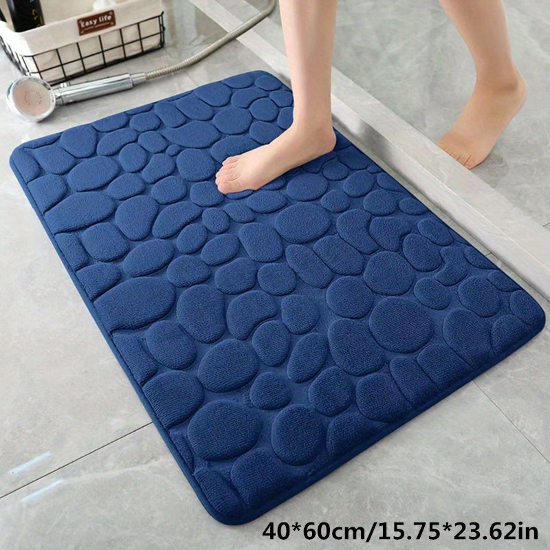 Charly | Bath Mat Non-Slip Textured Absorbent Bathroom Rug