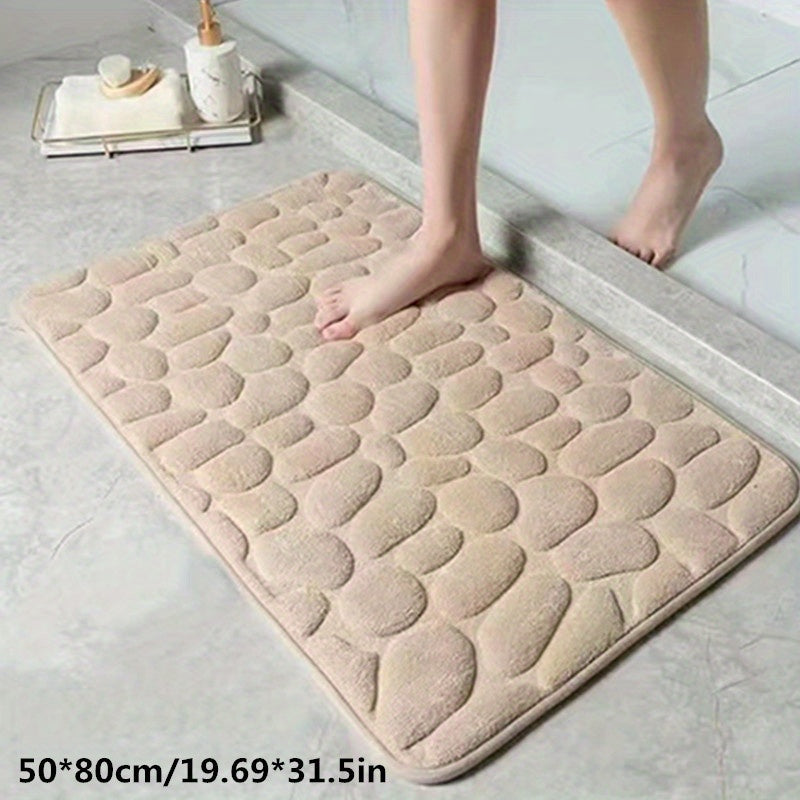 Charly | Bath Mat Non-Slip Textured Absorbent Bathroom Rug