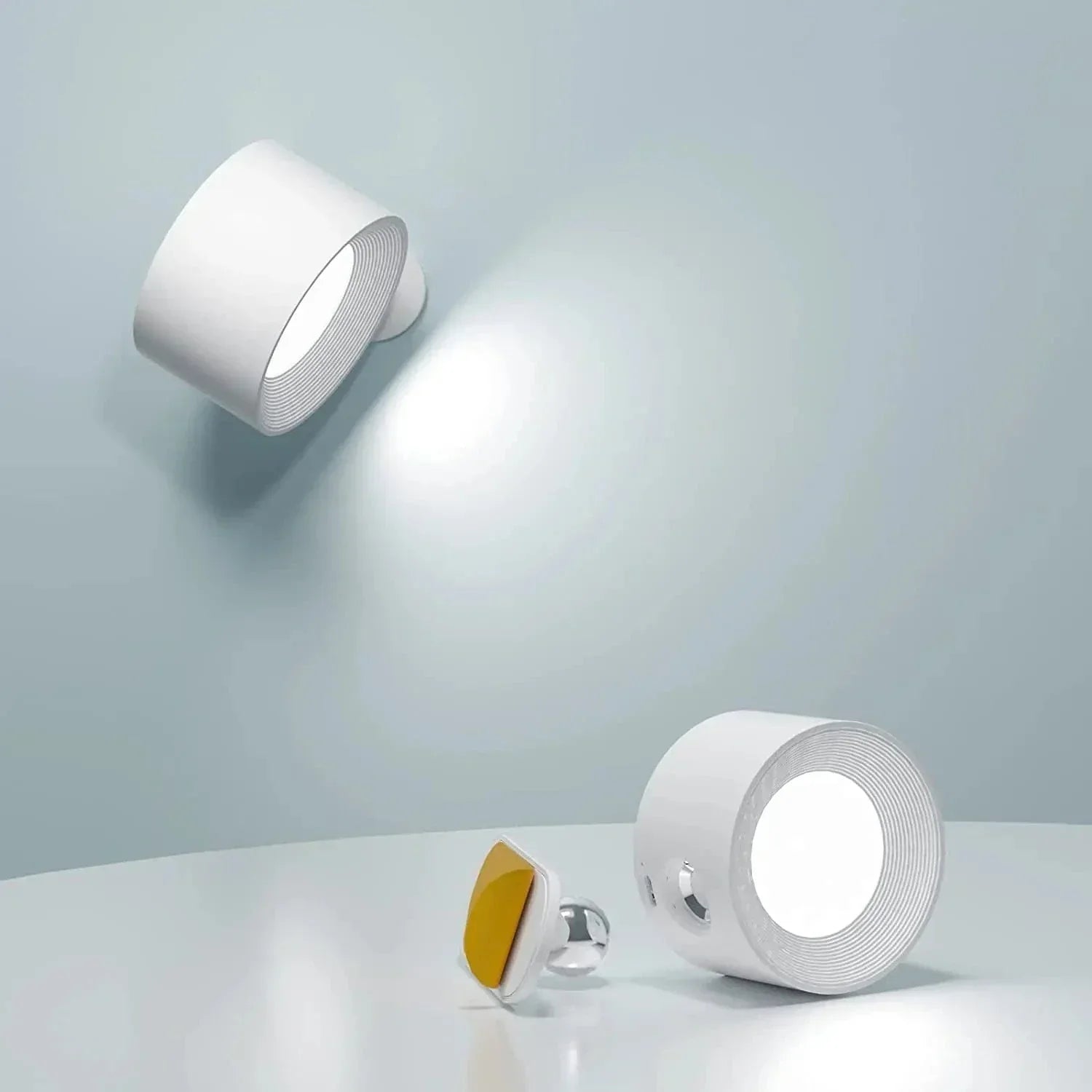 Charly | Battery Powered Wall Lamp | Rechargeable, 360° Adjustable and Wireless for Bedrooms, Hallways, and Reading Corners