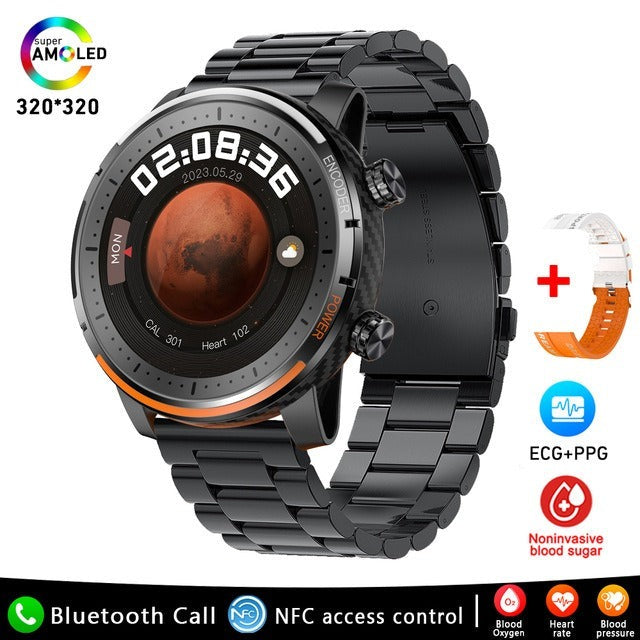Charly | Blood Glucose Blood Pressure Blood Oxygen Sleep Monitor Waterproof Smartwatch