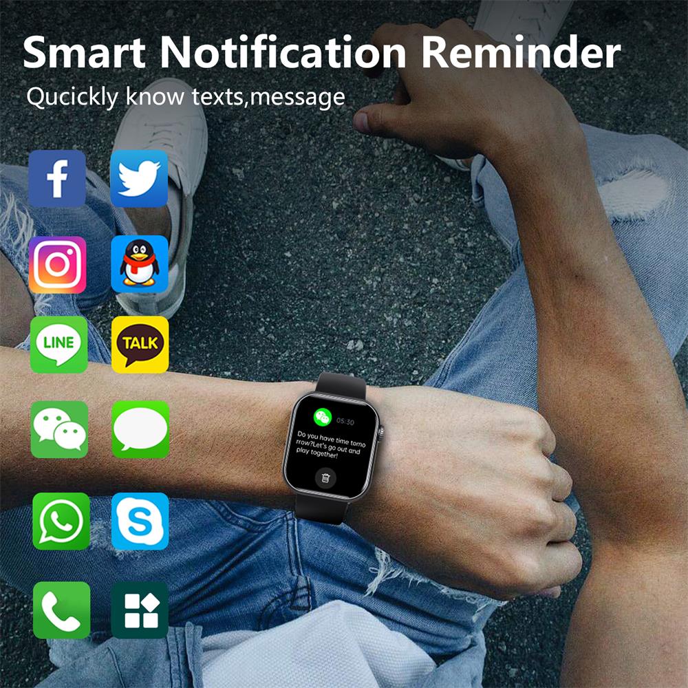 Charly | Blood Glucose Blood Pressure Blood Oxygen Sleep Monitor Waterproof Smartwatch