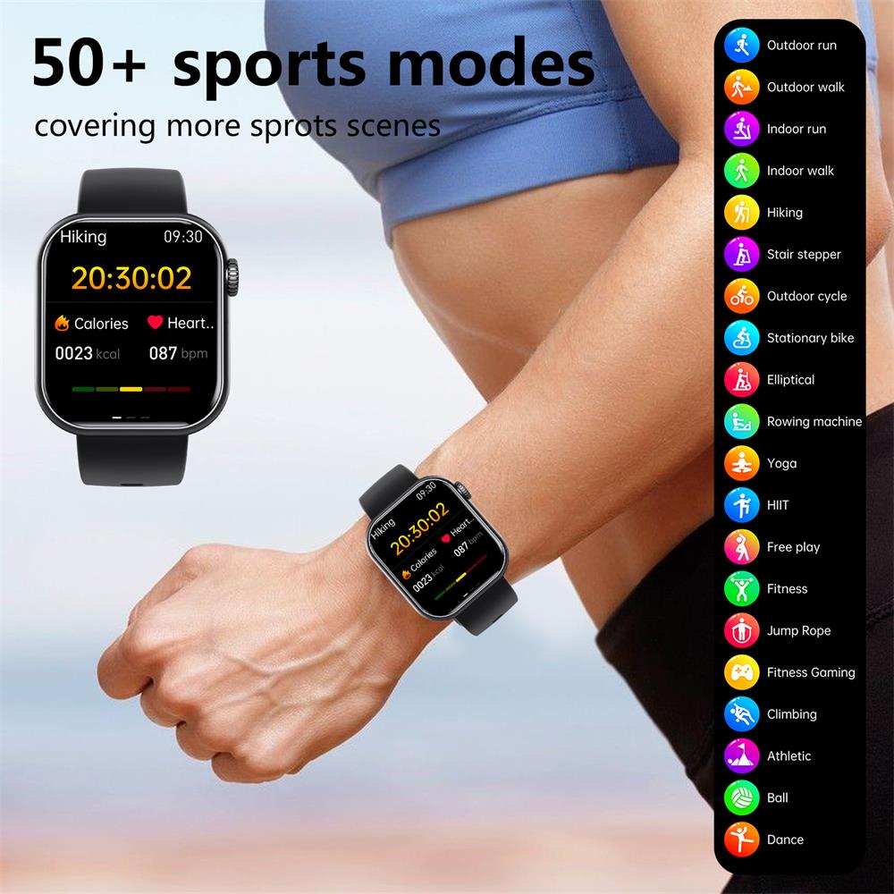 Charly | Blood Glucose Blood Pressure Blood Oxygen Sleep Monitor Waterproof Smartwatch