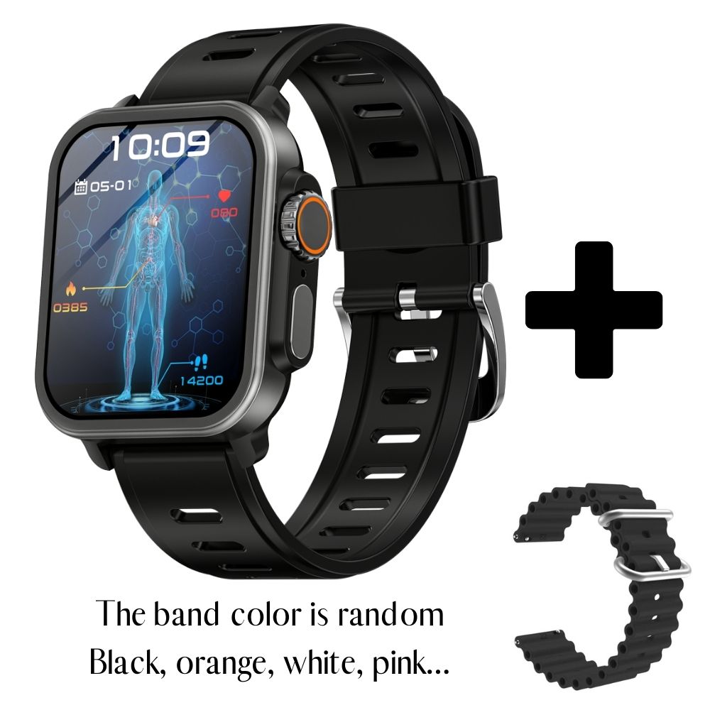 Charly | Blood Glucose Blood Pressure Blood Oxygen Sleep Monitor Waterproof Smartwatch