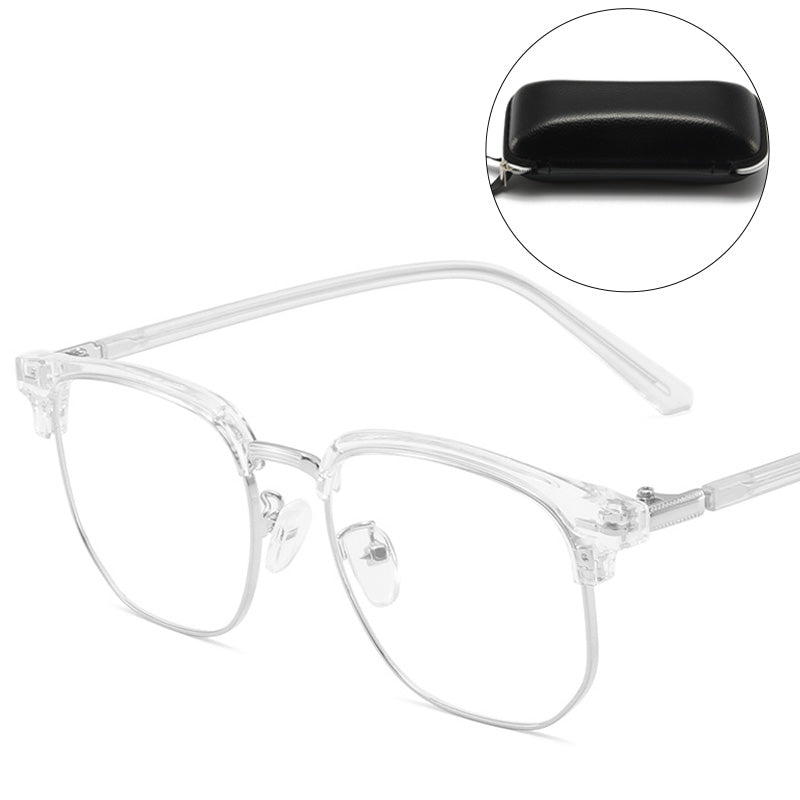 Charly | Blue Light Blocking Half-Rim Glasses