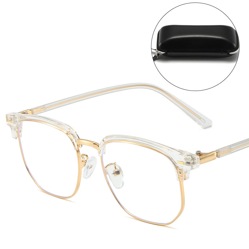Charly | Blue Light Blocking Half-Rim Glasses