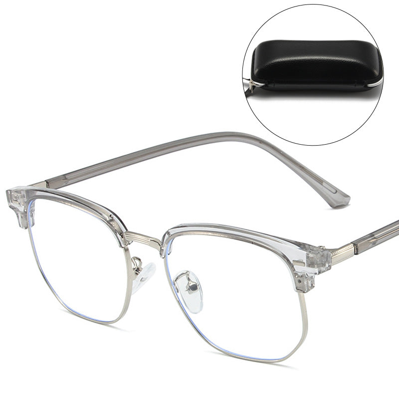 Charly | Blue Light Blocking Half-Rim Glasses
