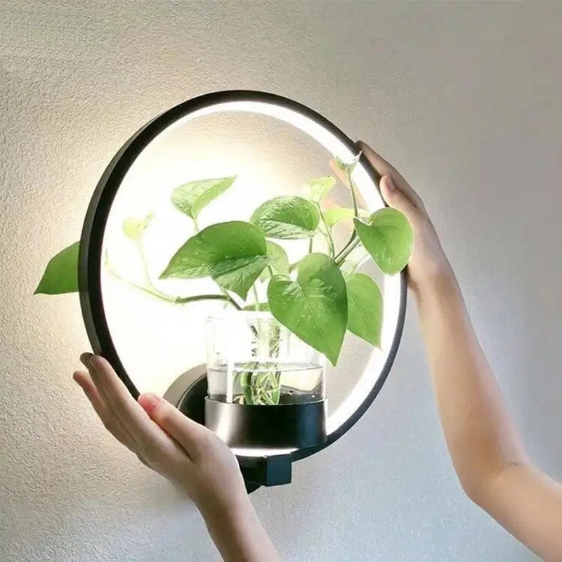 Charly | Botanical Wall Light with Plant | Stylish Wall Lighting