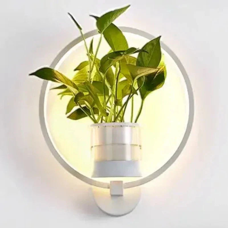 Charly | Botanical Wall Light with Plant | Stylish Wall Lighting