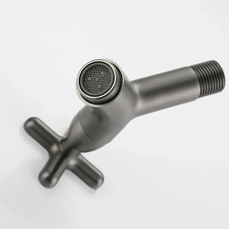 Charly | BrassFlow – Wall-Mounted Cold Water Tap in Solid Brass