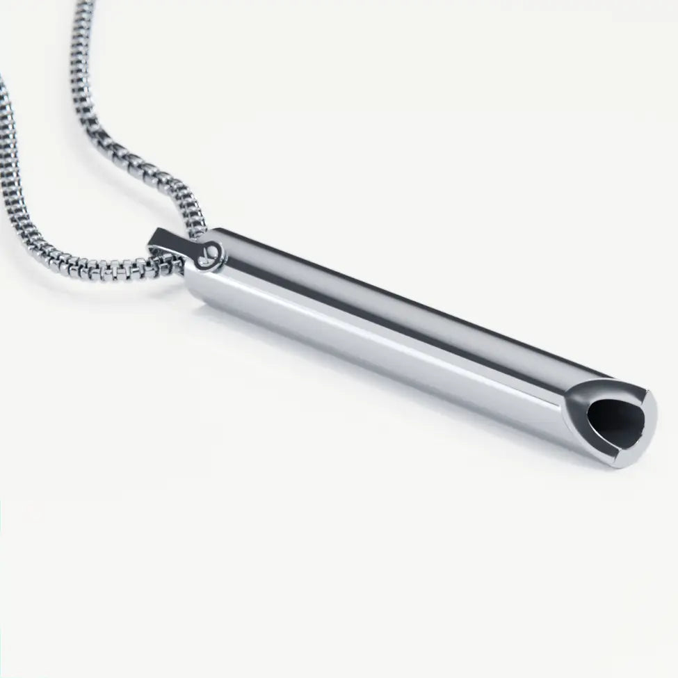 Charly | Breathing chain made of stainless steel – For quitting smoking & stress relief