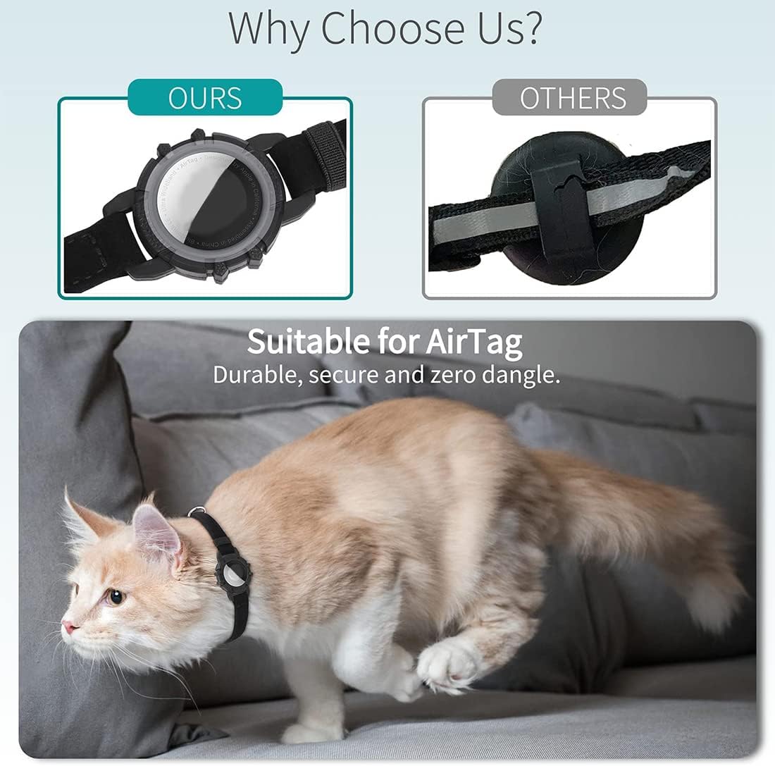 Charly | Cat GPS Tracking Collar | Quick Release Lock, Reflective Design & Durable for Outdoor Safety Adventures