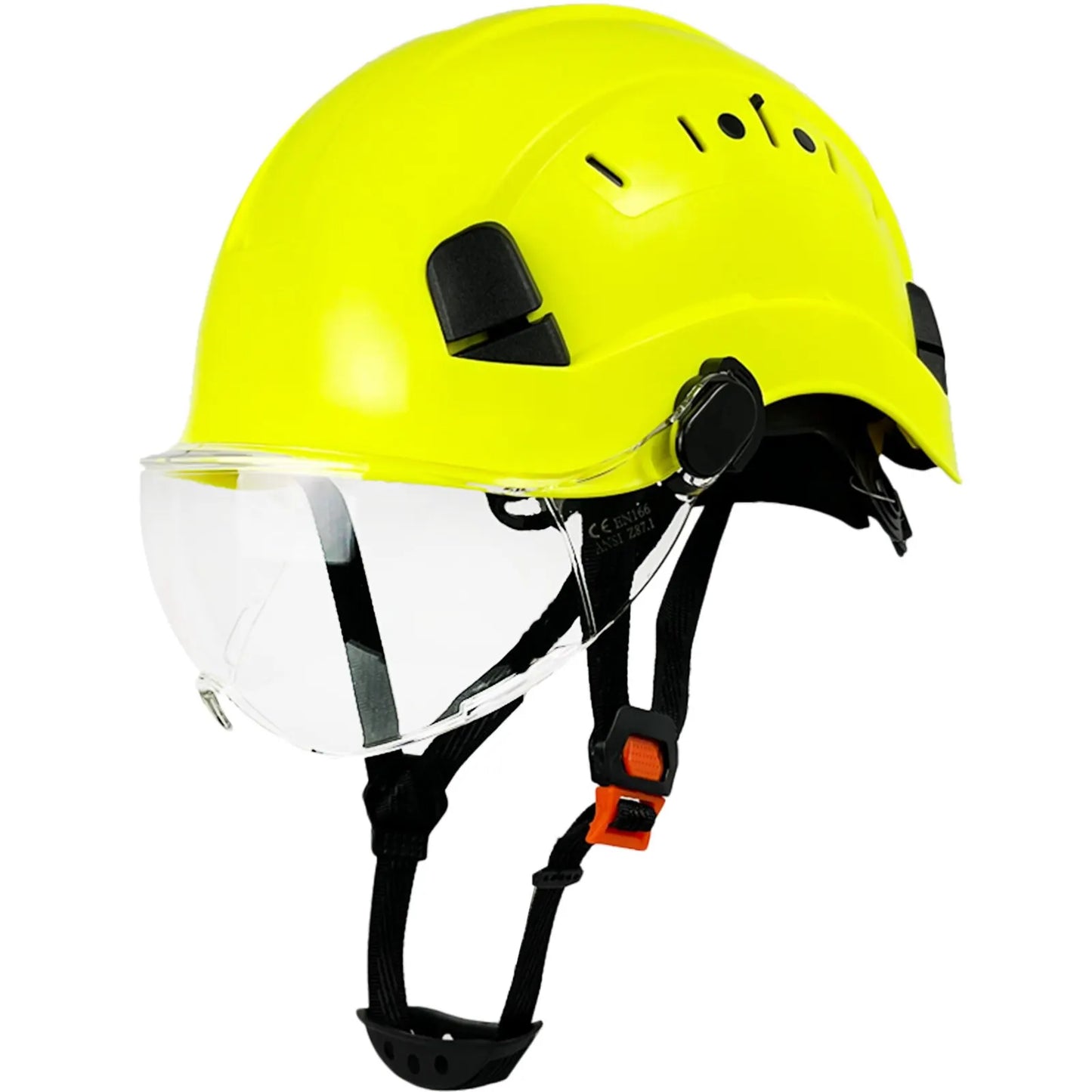 Charly | CE ABS Safety Helmet with Goggles & Visor – SafeGuard