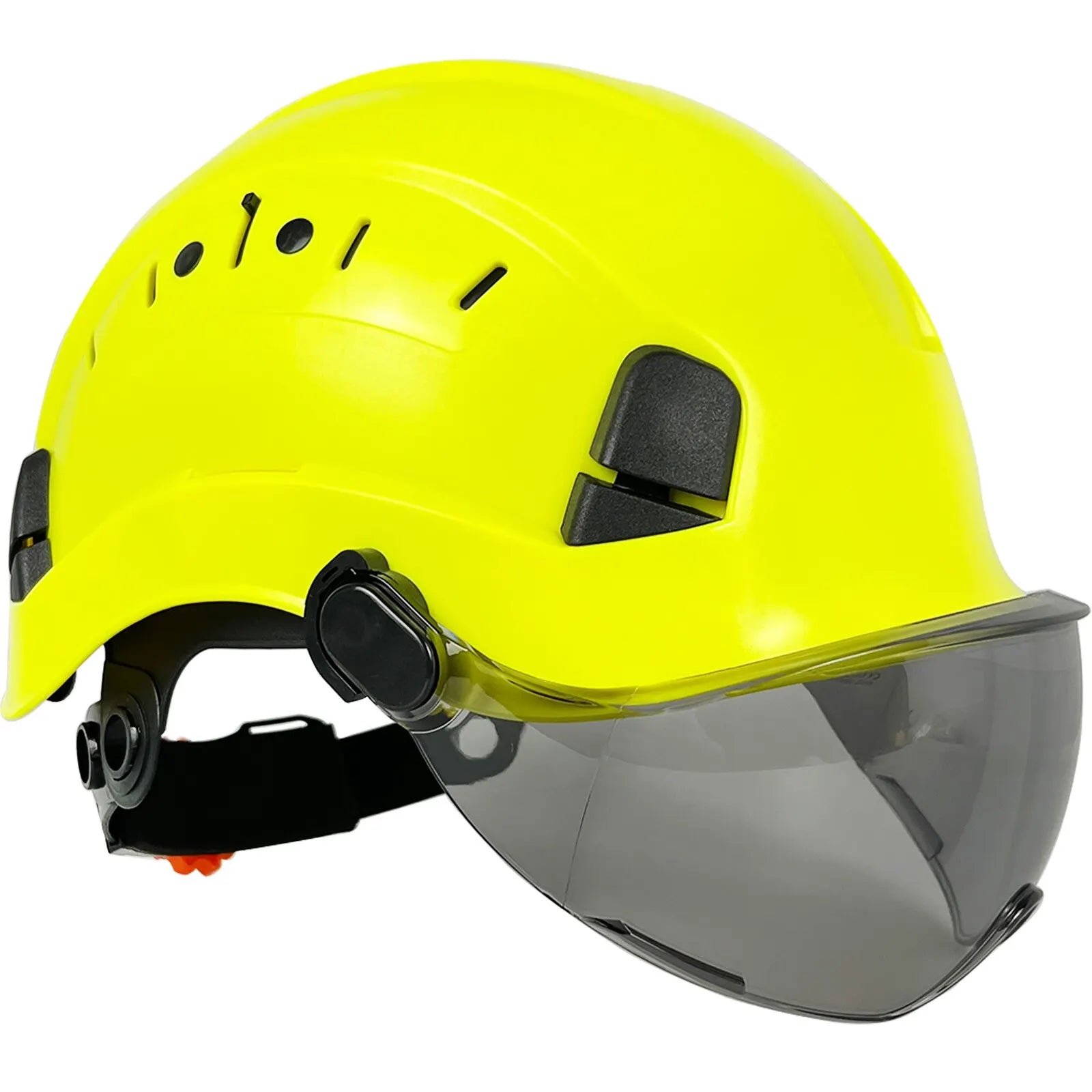 Charly | CE ABS Safety Helmet with Goggles & Visor – SafeGuard