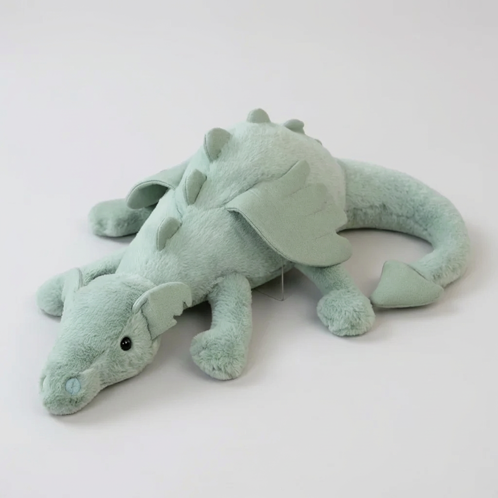Charly | Children's Plush Dragon Toy with Tail