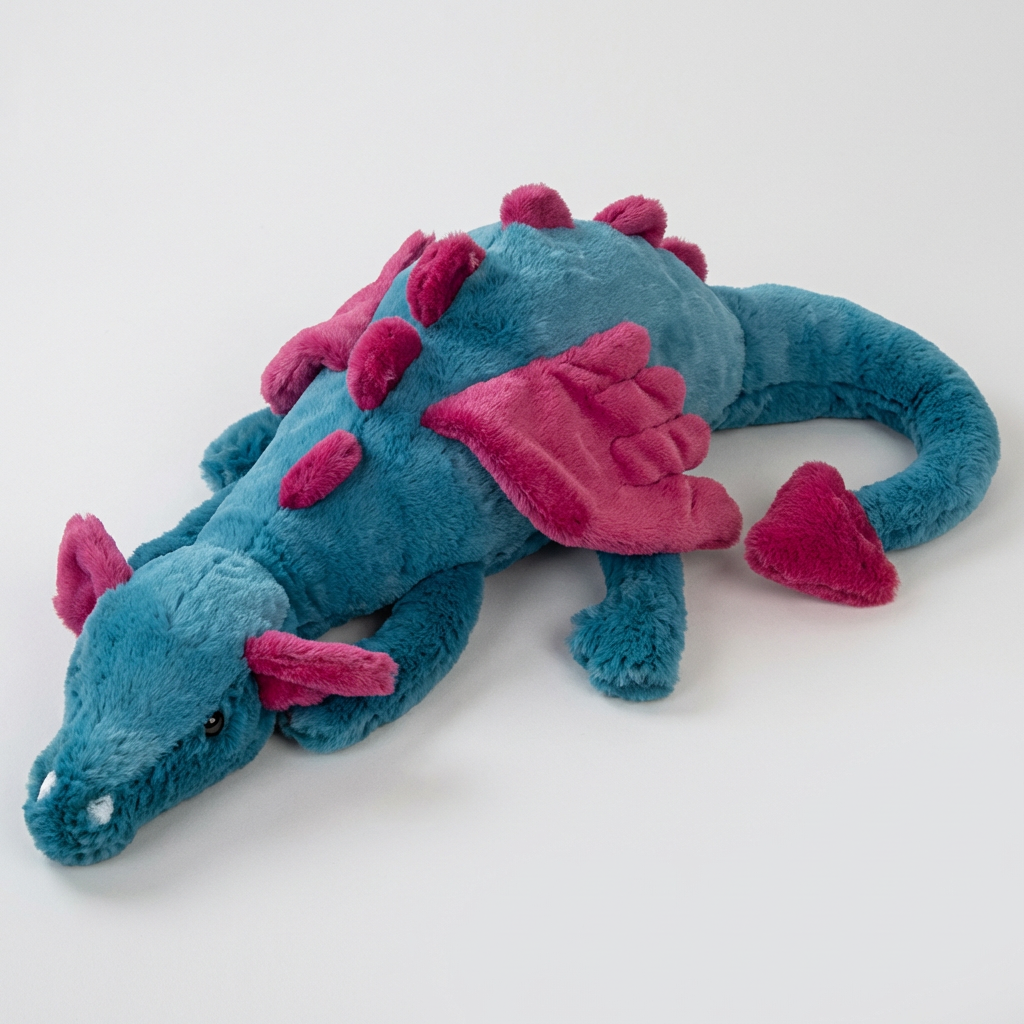 Charly | Children's Plush Dragon Toy with Tail