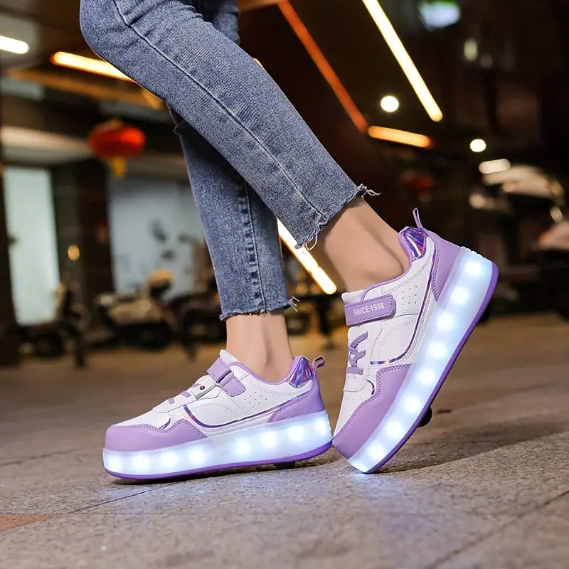 Charly | Children's Roller Shoes with Lights