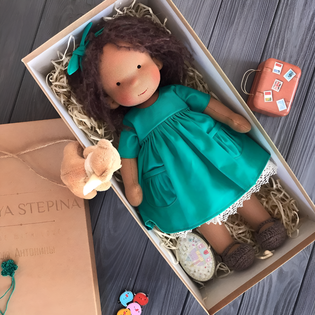 Charly | Cloth Waldorf Doll Soft Stuffed Play Friend