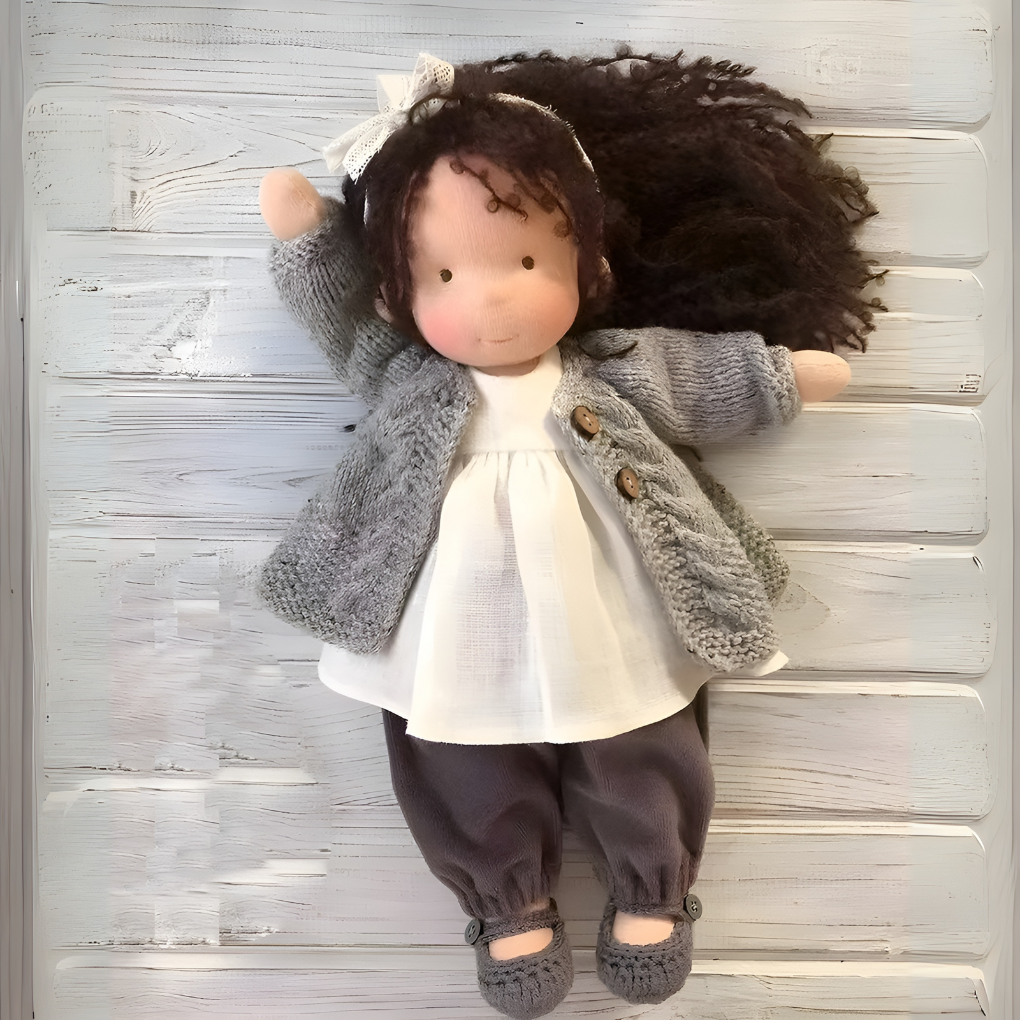 Charly | Cloth Waldorf Doll Soft Stuffed Play Friend