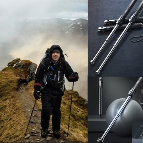 Charly | Collapsible Trekking Poles with One-Button Release