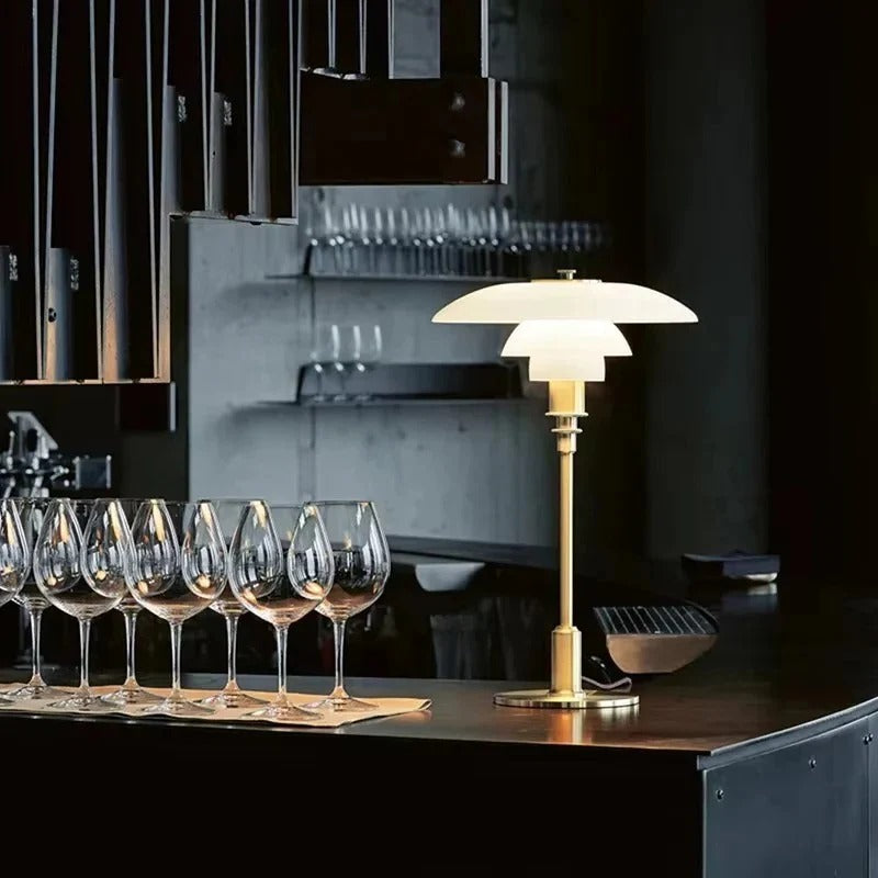 Charly | Dimmable Round Table Lamp