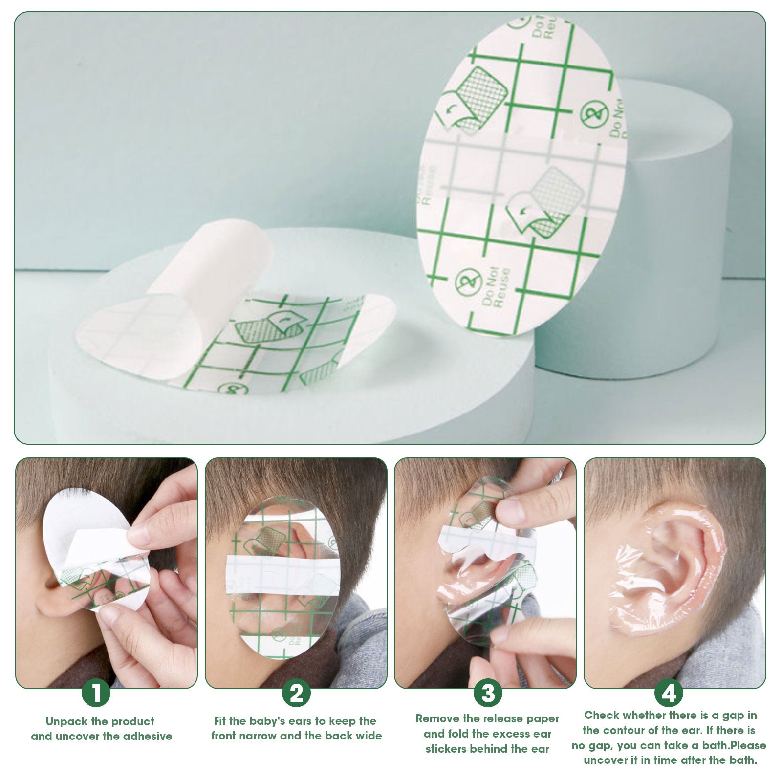Charly | Disposable Waterproof Swimming Ear Protection Set