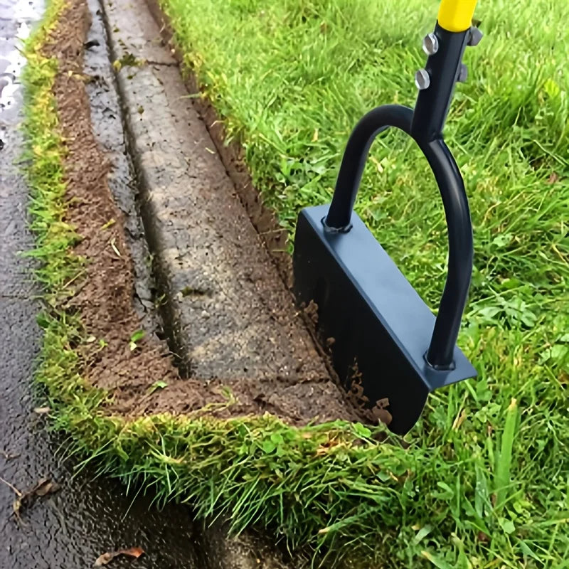 Charly | EdgeMaster Lawn Edger | Half-Moon Design with Wavy Edge | Manual Tool for Clean Lawn Edges & Beds