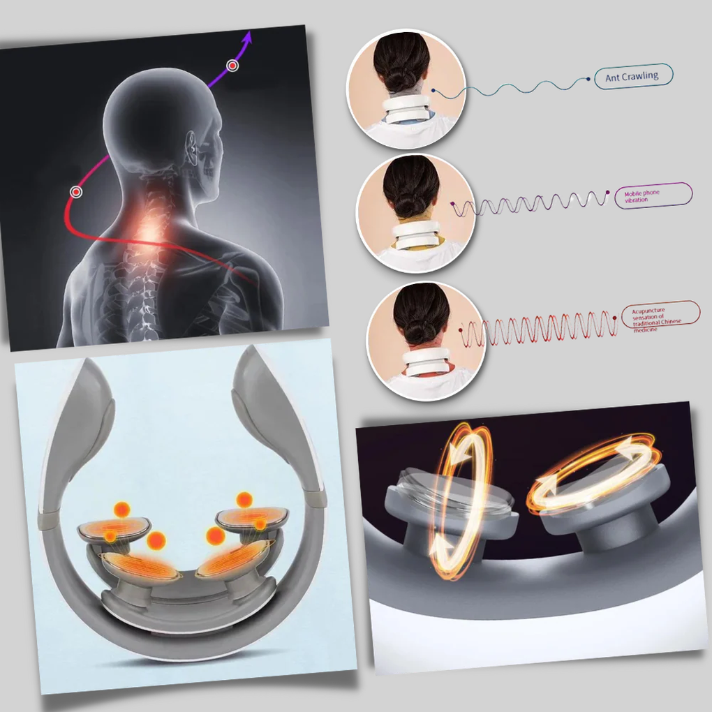 Charly | Electric Neck Massager with Heating & 6 Modes