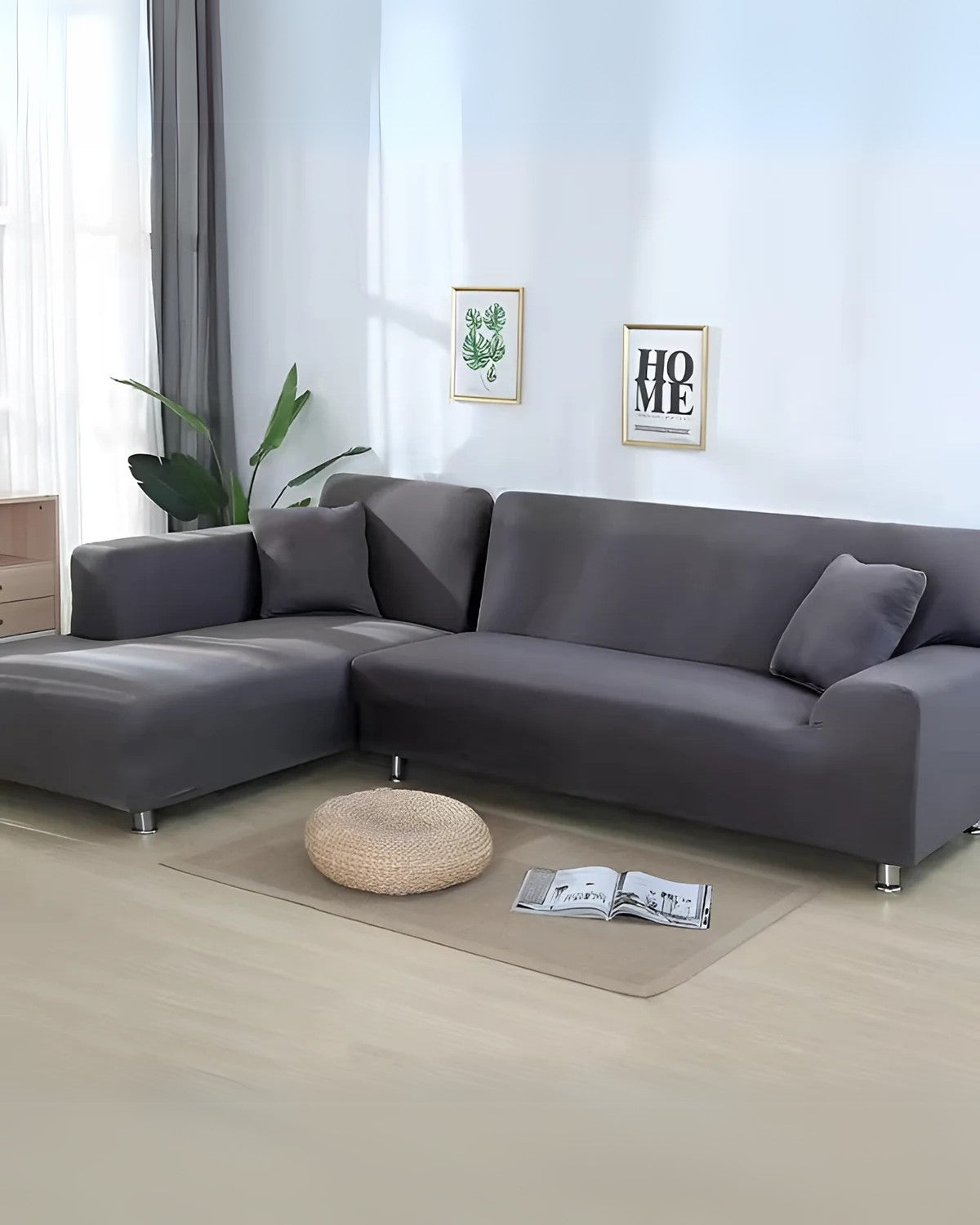 Charly | Elegant Modular Sofa Covers with Flexible Fit for Corner and Modular Sofas