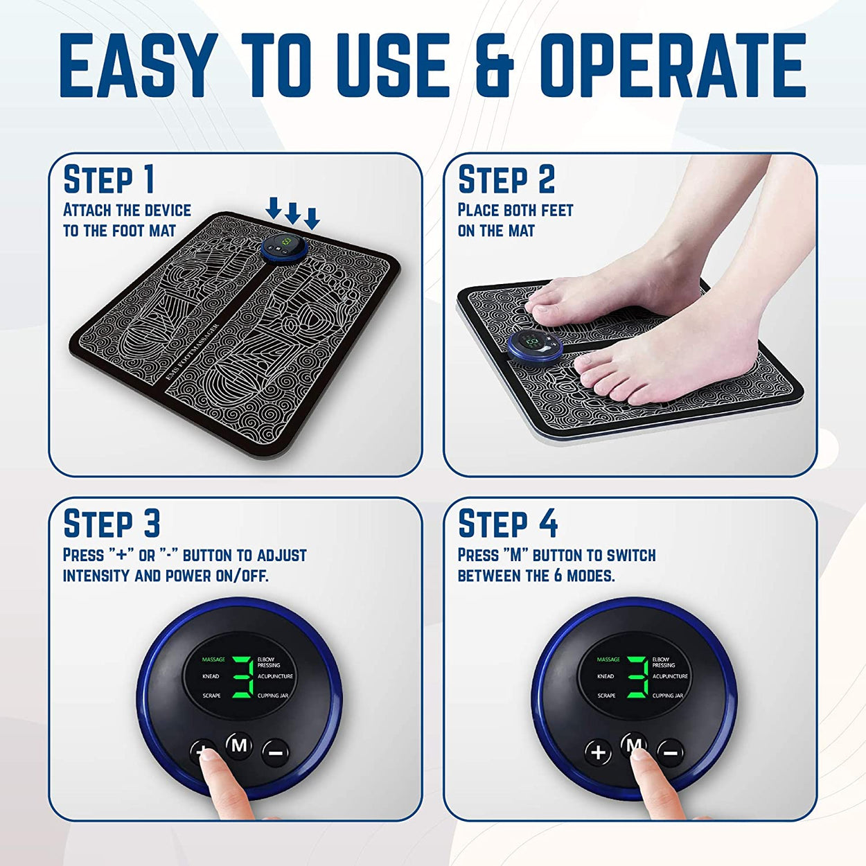 Charly | EMS Foot Massager with Acupressure & Intensity