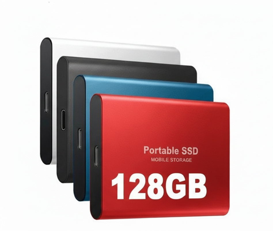Charly | External Portable SSD 128GB – High Transfer Speed, USB-C