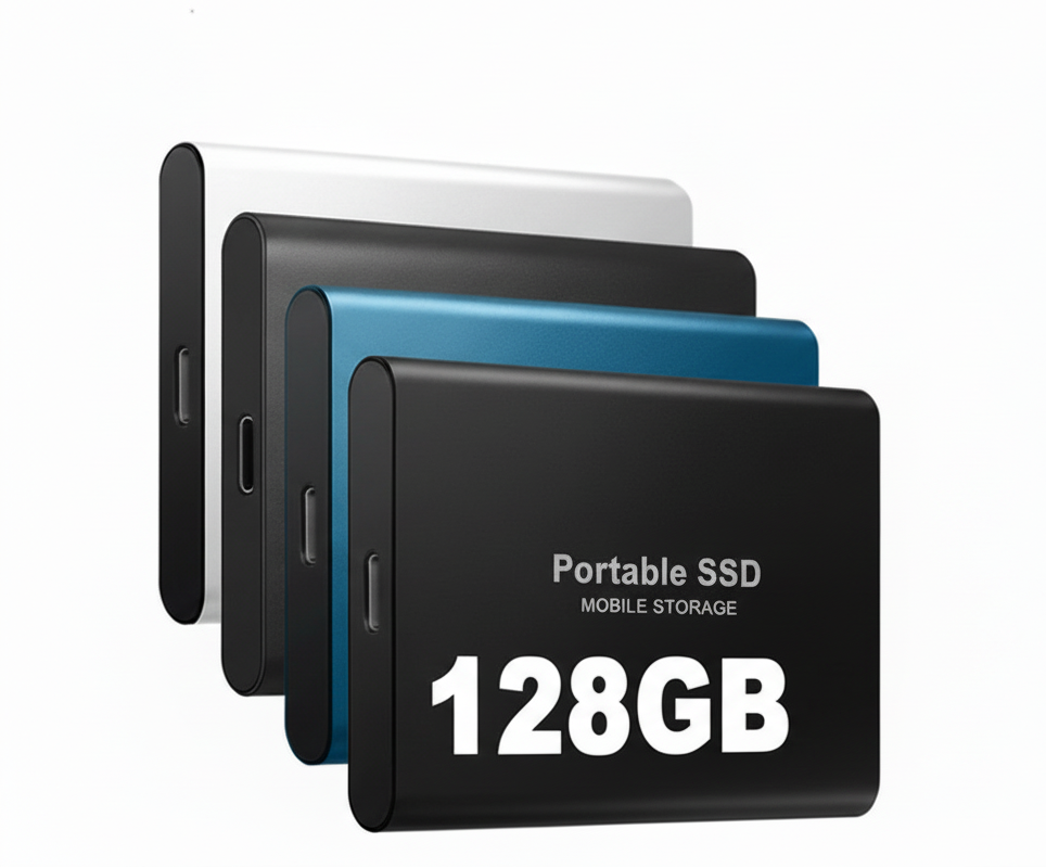 Charly | External Portable SSD 128GB – High Transfer Speed, USB-C