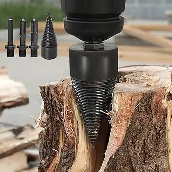 Charly | Firewood Drill Bit Set – Split wood easily with the cordless drill