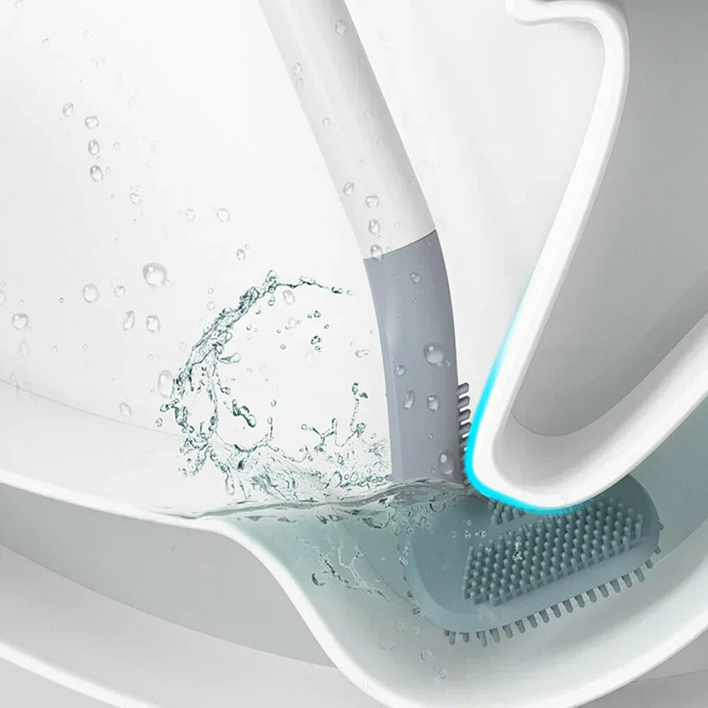 Charly | Flexible L-Shaped Toilet Brush Set
